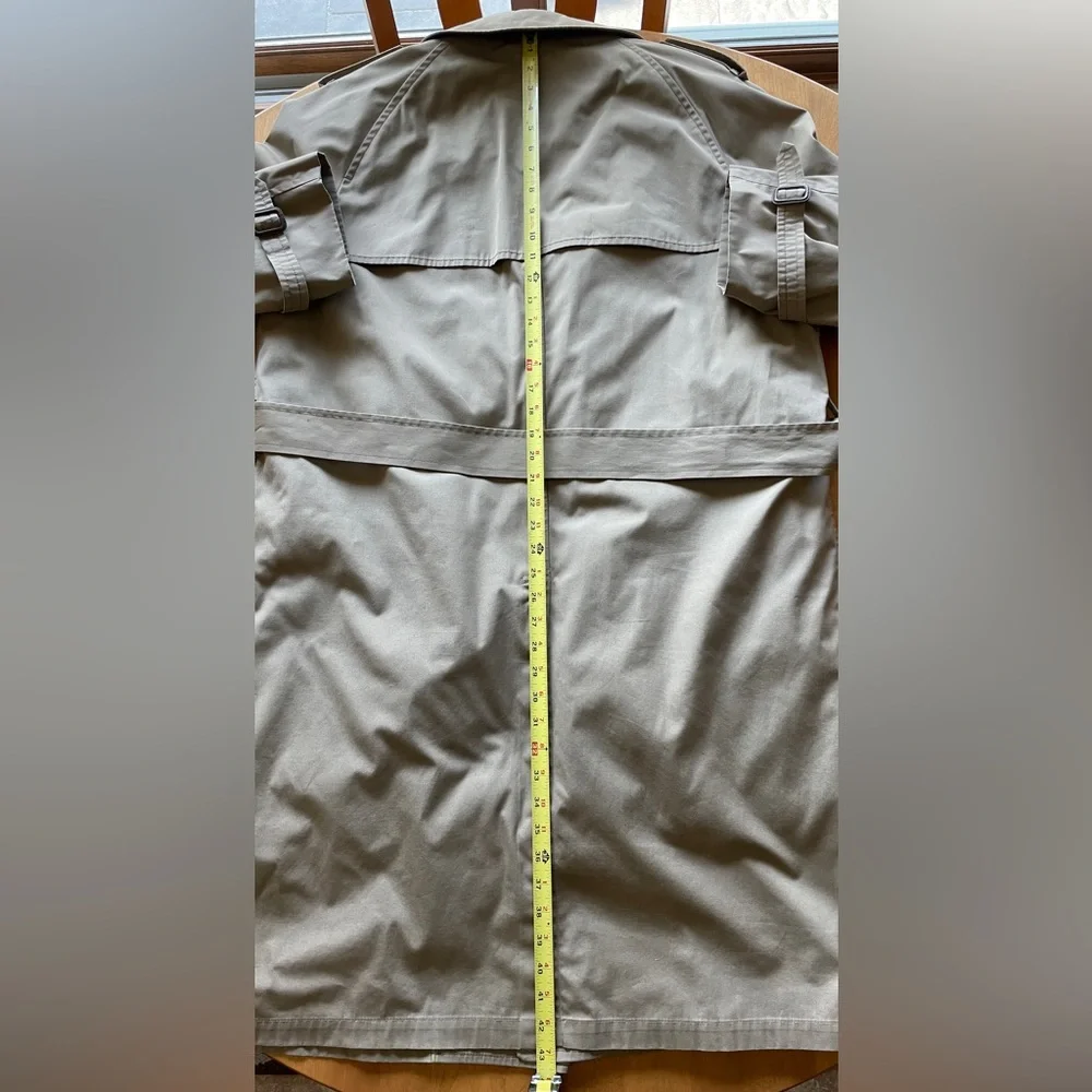London Fog Maincoat Lined Men’s 44 Regular Tan. Very Good Condition. Vintage! - Picture 13 of 15